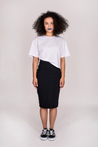 CUB T-SHIRT CROPPED / biały