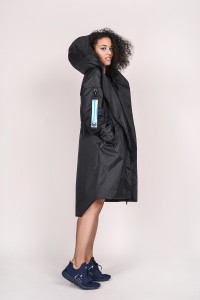 CUB NINJA WIND SHIELD / parka ortalionowa czarna