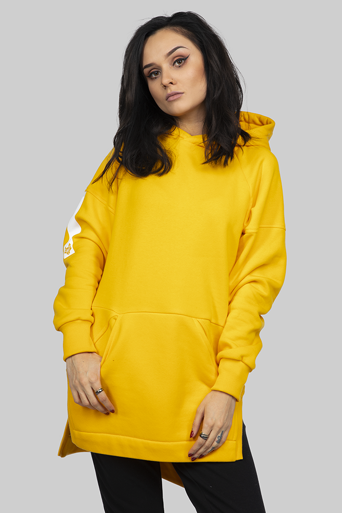 CUB_bluza_hoodie_long_długa_z_kapturem_żółta01