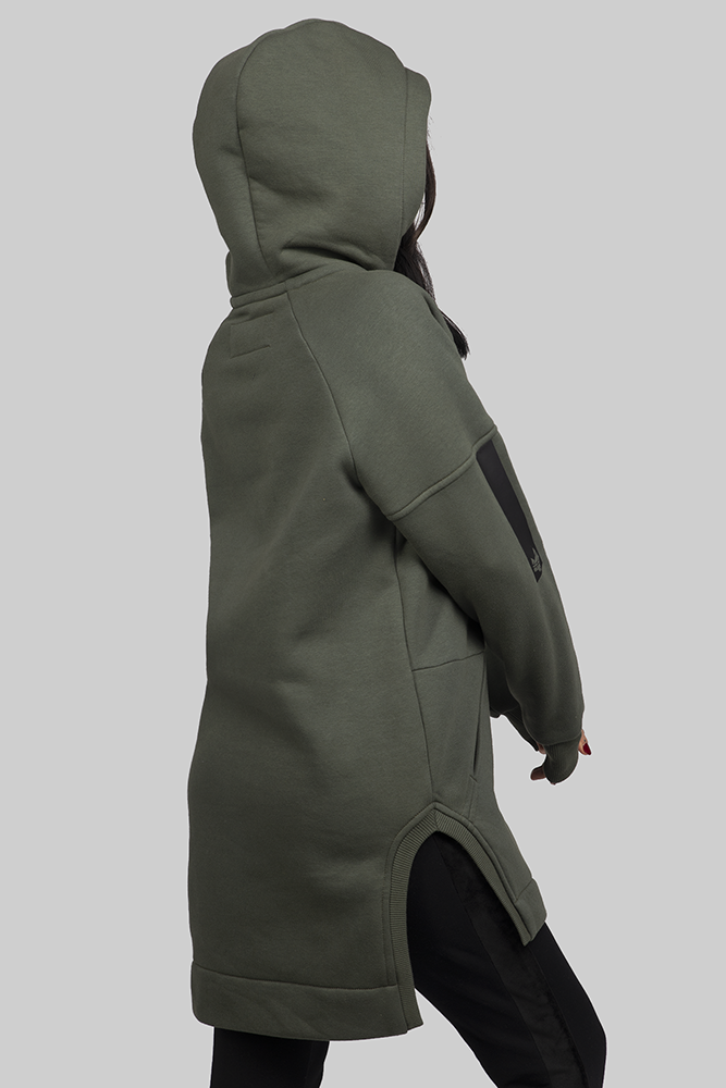 CUB_bluza_hoodie_long_długa_z_kapturem_oliwkowa02