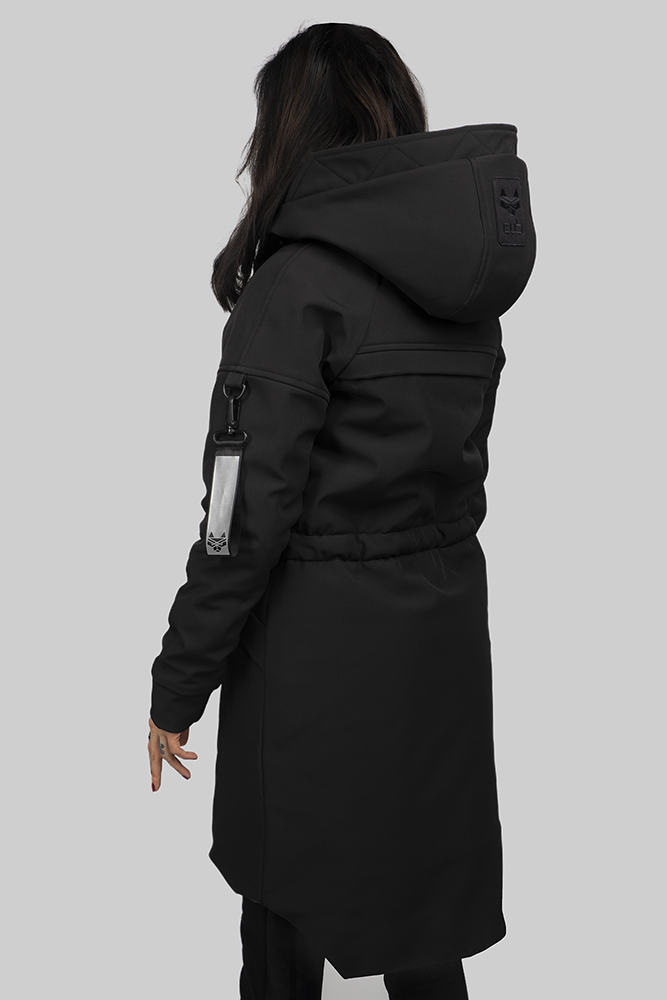 CUB_kurtka_parka_zimowa_softshell_czarna_z_sztucznym_futrem_ocieplana_czarna05